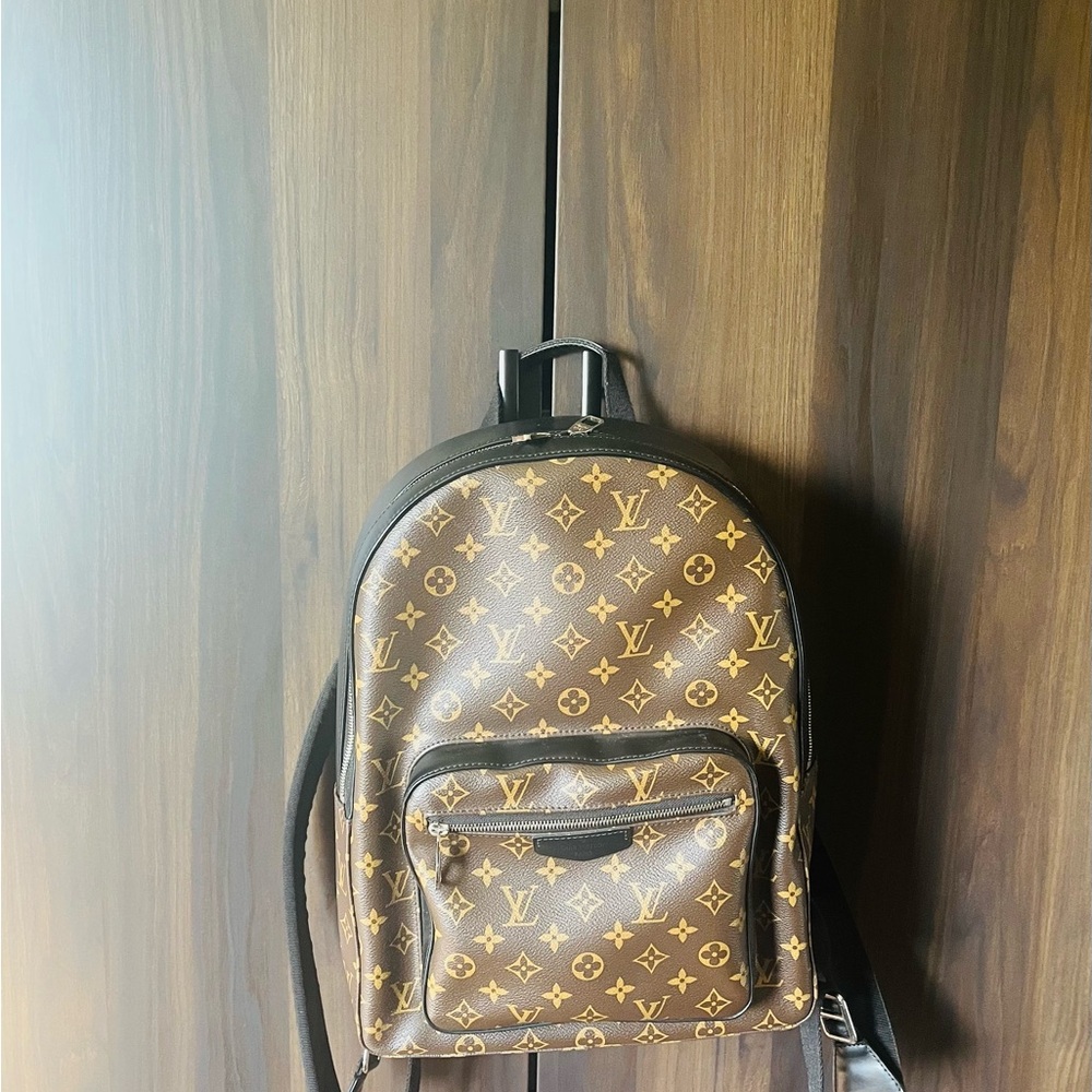 Luxury Brown Monogram Backpack - Picture 2 of 8